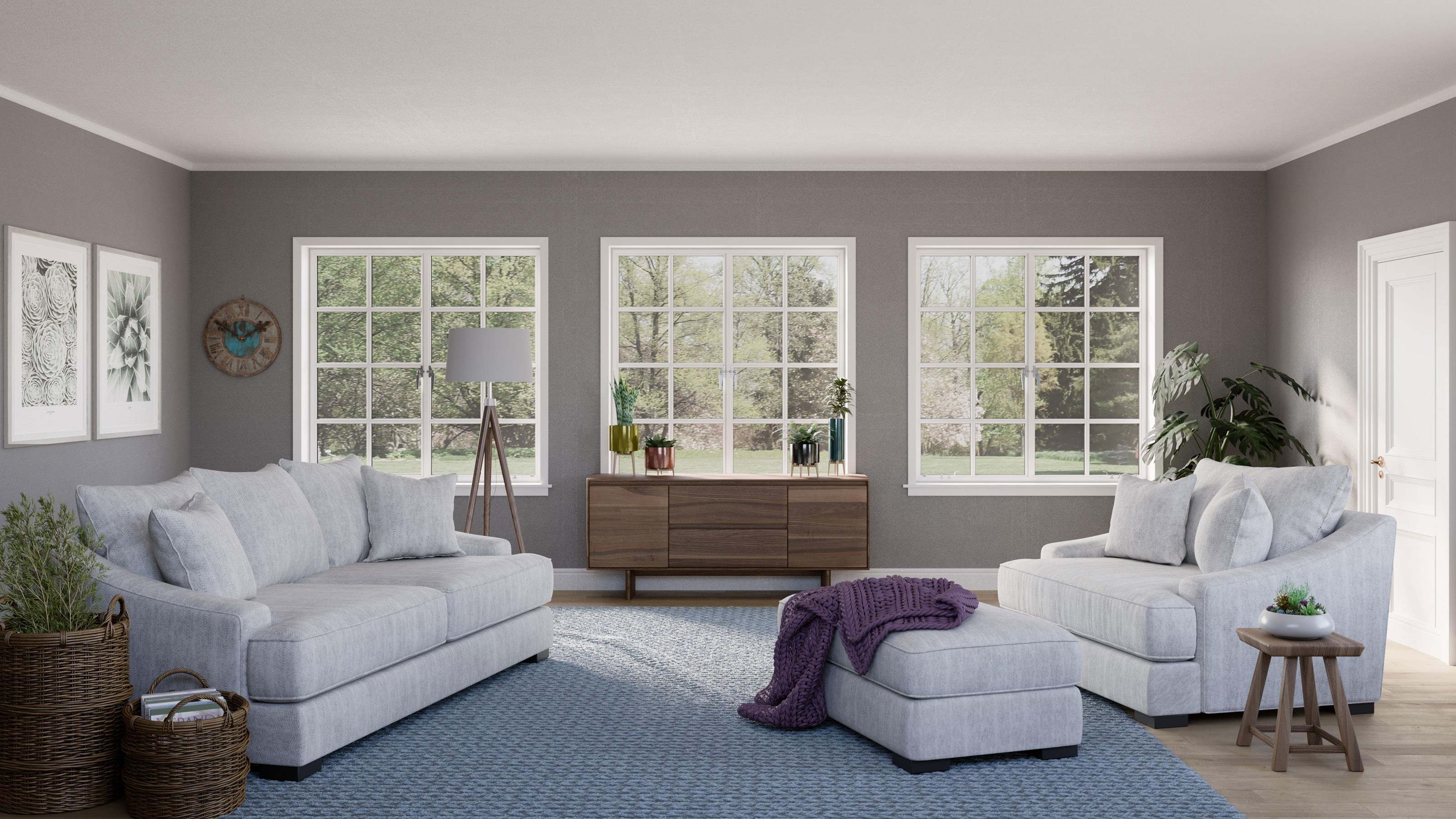Stanton 376 37601ZD Casual Sofa with Sloped Track Arms Stanton 376 37601ZD Casual Sofa with Sloped Track Arms